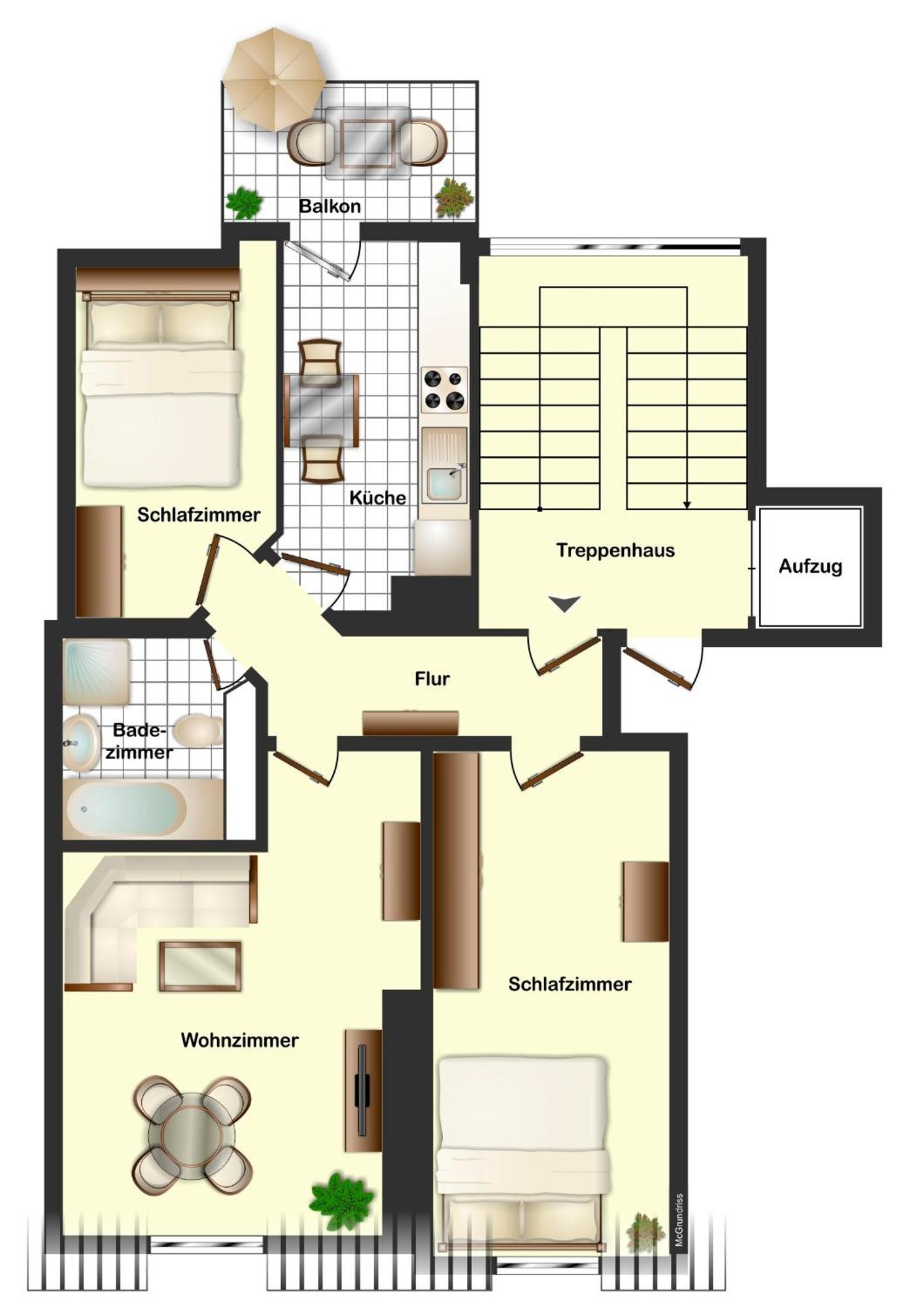 Wohnung Mit Blick Auf Die Zitadelle Petersberg - 3 Zimmer Erfurt Exterior foto